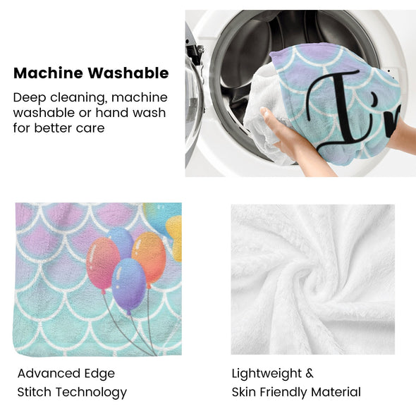 Unicorn Throw Blanket Super Soft Warm Cozy Fuzzy Plush Blanket Gifts for Girls Boys Kids Room Decor