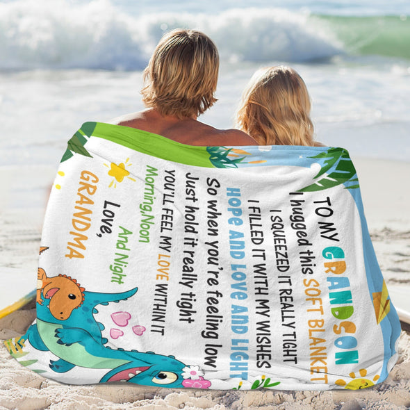 Dinosaur Blanket for Boys Kids Soft Flannel Blanket for Children's Toys are Suitable for Beds, Sofas and School Lunch Break-2-hml Balnket