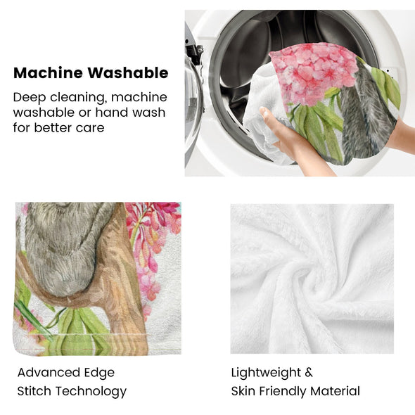 Sloth Blanket Gifts for Women Girls, Cozy Soft Sloths Throw Blanket for Men Kids Boys Christmas Birthday