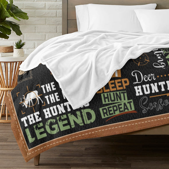 Deer Pattern Blanket Fleece Throw Blanket Super Soft Warm Gifts for Baby Girls Boys Kids Mom Grandma Room Decor