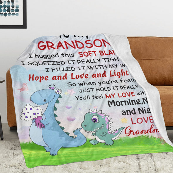 Dinosaur Blanket for Boys Kids Soft Flannel Blanket for Children's Toys are Suitable for Beds, Sofas and School Lunch Break-2-hml Balnket