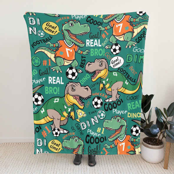 Dinosaur Blanket for Boys Kids Soft Flannel Blanket for Children's Toys are Suitable for Beds, Sofas and School Lunch Break-2-hml Balnket
