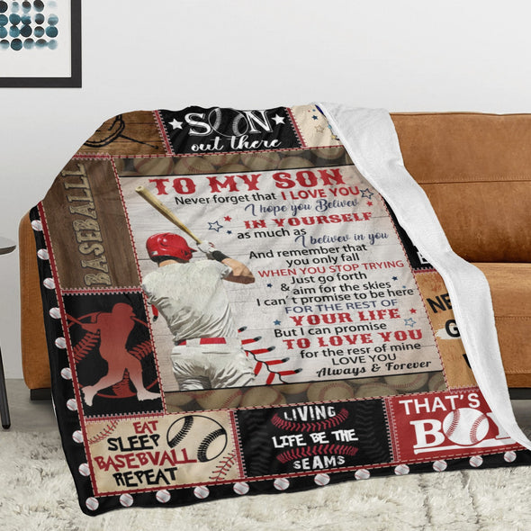 Baseball Pattern Blanket Fleece Throw Blanket Super Soft Warm Gifts for Baby Girls Boys Kids Mom Grandma Room Decor