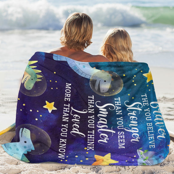 Dinosaur Blanket for Boys Kids Soft Flannel Blanket for Children's Toys are Suitable for Beds, Sofas and School Lunch Break-2-hml Balnket