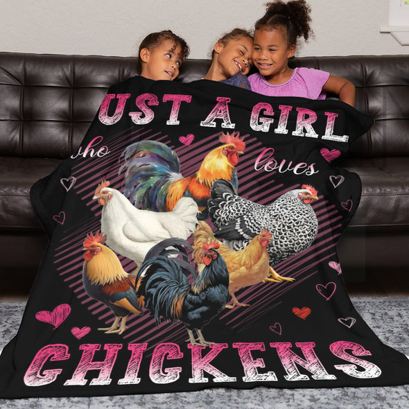 Chicken Pattern Blanket Fleece Throw Blanket Super Soft Warm Gifts for Baby Girls Boys Kids Mom Grandma Room Decor
