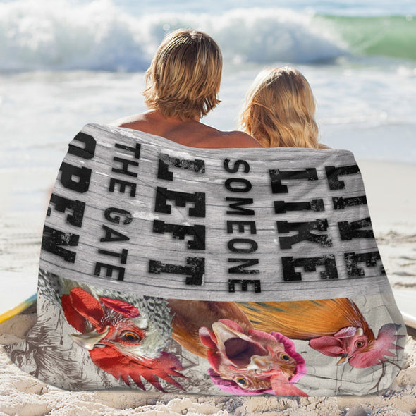 Chicken Pattern Blanket Fleece Throw Blanket Super Soft Warm Gifts for Baby Girls Boys Kids Mom Grandma Room Decor