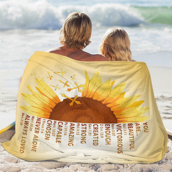 Sunflower Blanket Fleece Throw Blanket Super Soft Warm Gifts for Baby Girls Boys Kids Mom Grandma Room Decor