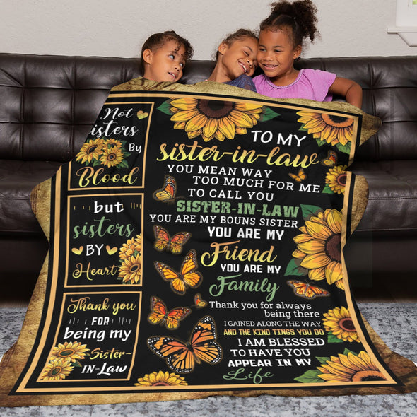 Sunflower Blanket Fleece Throw Blanket Super Soft Warm Gifts for Baby Girls Boys Kids Mom Grandma Room Decor