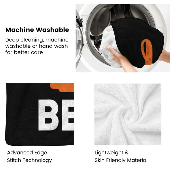 Fox Pattern Blanket Fleece Throw Blanket Super Soft Warm Gifts for Baby Girls Boys Kids Mom Grandma Room Decor