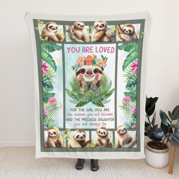 Sloth Blanket Gifts for Women Girls, Cozy Soft Sloths Throw Blanket for Men Kids Boys Christmas Birthday