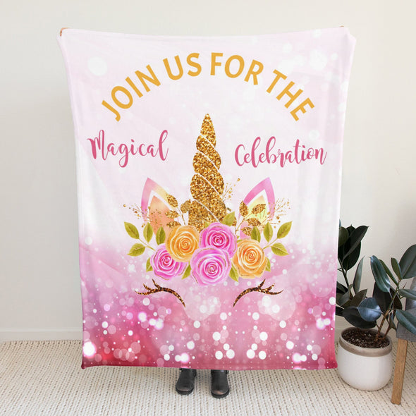 Unicorn Throw Blanket Super Soft Warm Cozy Fuzzy Plush Blanket Gifts for Girls Boys Kids Room Decor