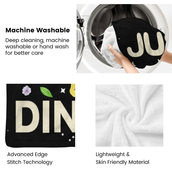 Dinosaur Blanket for Boys Kids Soft Flannel Blanket for Children's Toys are Suitable for Beds, Sofas and School Lunch Break-2-hml Balnket