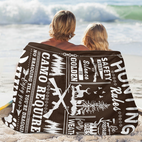 Deer Pattern Blanket Fleece Throw Blanket Super Soft Warm Gifts for Baby Girls Boys Kids Mom Grandma Room Decor