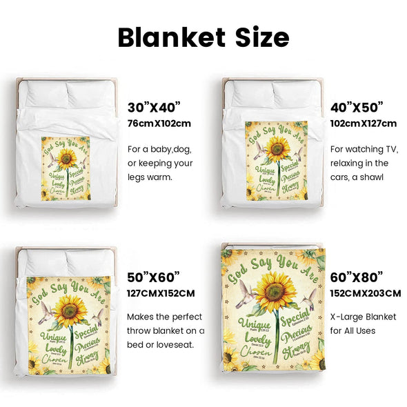 Sunflower Blanket Fleece Throw Blanket Super Soft Warm Gifts for Baby Girls Boys Kids Mom Grandma Room Decor