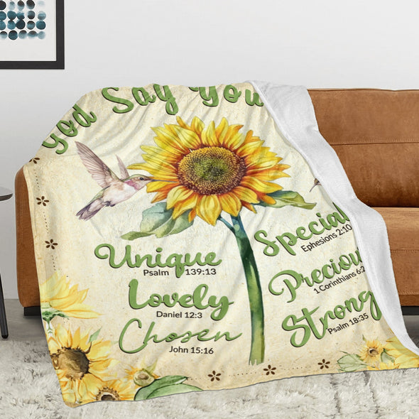 Sunflower Blanket Fleece Throw Blanket Super Soft Warm Gifts for Baby Girls Boys Kids Mom Grandma Room Decor