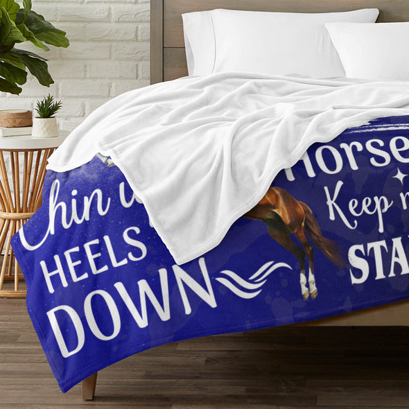 Horse Blanket Gift for Women Girl Who Loves Horses for Sofa Couch Bed Room Birthday Decor Bed Travel