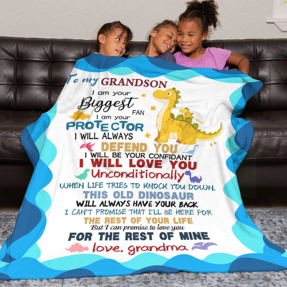 Dinosaur Blanket for Boys Kids Soft Flannel Blanket for Children's Toys are Suitable for Beds, Sofas and School Lunch Break-2-hml Balnket