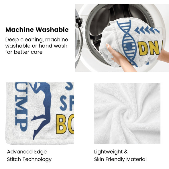 Volleyball Pattern Blanket Fleece Throw Blanket Super Soft Warm Gifts for Baby Girls Boys Kids Mom Grandma Room Decor