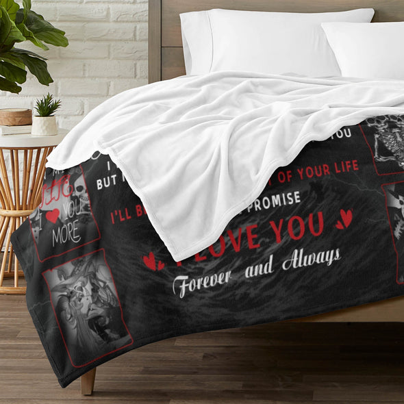 Valentine's Day Blanket Wedding Throw Couple Gifts for Men Women Boyfriend Girlfriend Husband Wife
