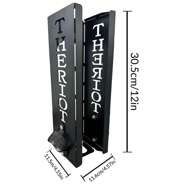 Custom Can Cooler Holder with Bottle Opener, Personalized Beer Bottle Sleeves Metal Holder Engraved Text for Birthday Party Wedding Gifts