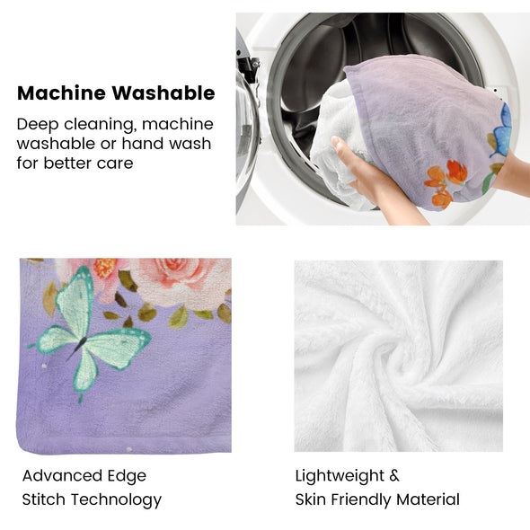 Horse Blanket Gift for Women Girl Who Loves Horses for Sofa Couch Bed Room Birthday Decor Bed Travel