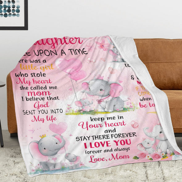 Elephant Blanket Fleece Throw Blanket Super Soft Warm Gifts for Girls Boys Kids Room Decor