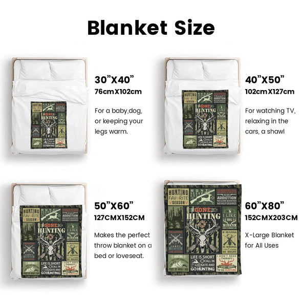 Deer Pattern Blanket Fleece Throw Blanket Super Soft Warm Gifts for Baby Girls Boys Kids Mom Grandma Room Decor