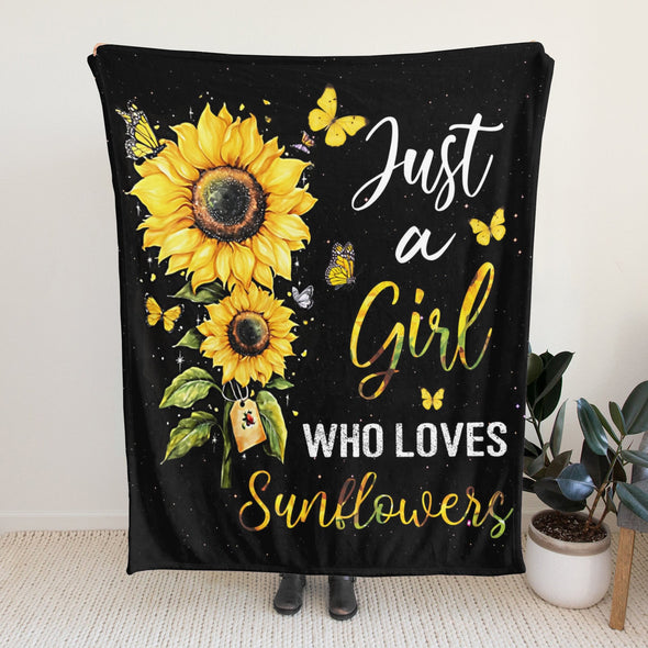 Sunflower Blanket Fleece Throw Blanket Super Soft Warm Gifts for Baby Girls Boys Kids Mom Grandma Room Decor