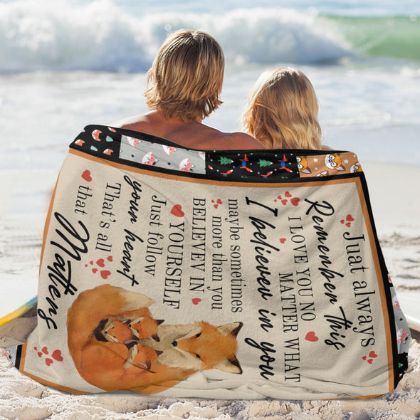 Fox Pattern Blanket Fleece Throw Blanket Super Soft Warm Gifts for Baby Girls Boys Kids Mom Grandma Room Decor