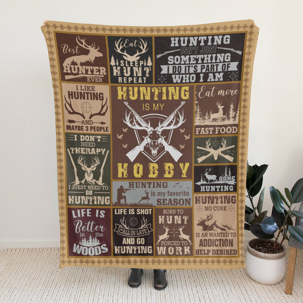 Deer Pattern Blanket Fleece Throw Blanket Super Soft Warm Gifts for Baby Girls Boys Kids Mom Grandma Room Decor