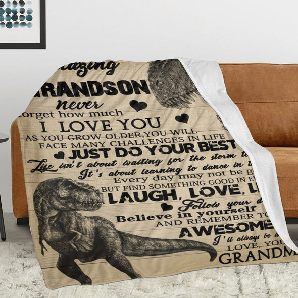 Dinosaur Blanket for Boys Kids Soft Flannel Blanket for Children's Toys are Suitable for Beds, Sofas and School Lunch Break-2-hml Balnket