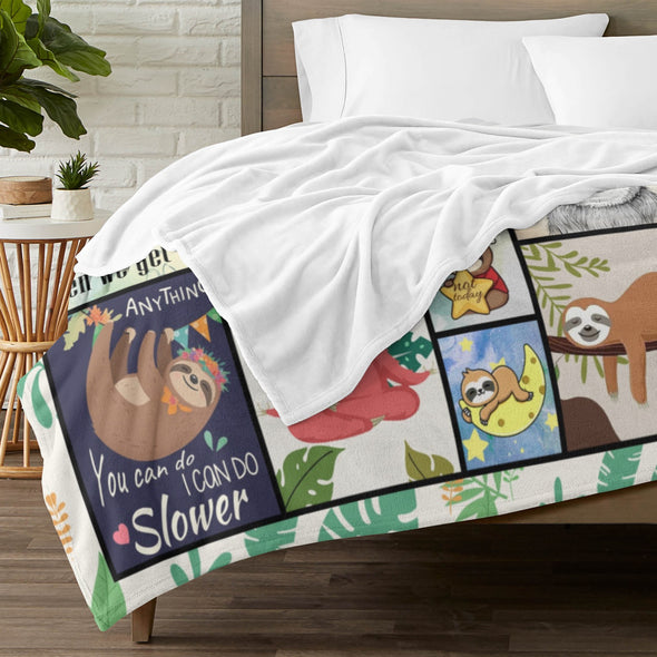 Sloth Blanket Gifts for Women Girls, Cozy Soft Sloths Throw Blanket for Men Kids Boys Christmas Birthday