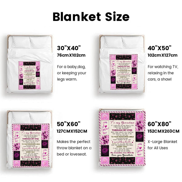 Grandma Blanket Gifts Christmas Birthday Ideas for Nana Grandmother