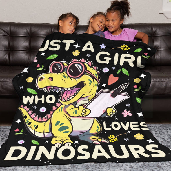 Dinosaur Blanket for Boys Kids Soft Flannel Blanket for Children's Toys are Suitable for Beds, Sofas and School Lunch Break-2-hml Balnket