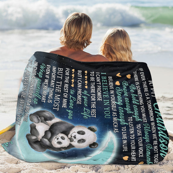 Panda Pattern Blanket Fleece Throw Blanket Super Soft Warm Gifts for Baby Girls Boys Kids Mom Grandma Room Decor