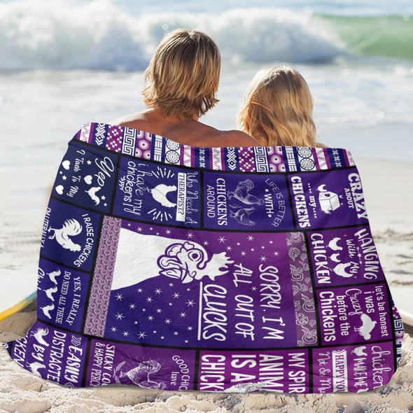 Chicken Pattern Blanket Fleece Throw Blanket Super Soft Warm Gifts for Baby Girls Boys Kids Mom Grandma Room Decor