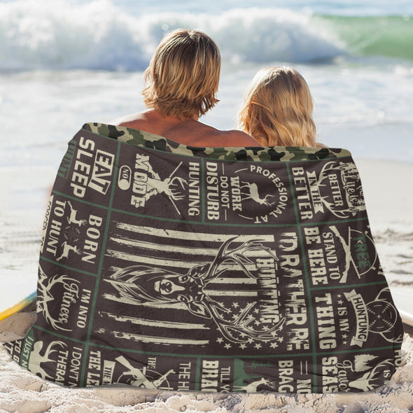 Deer Pattern Blanket Fleece Throw Blanket Super Soft Warm Gifts for Baby Girls Boys Kids Mom Grandma Room Decor