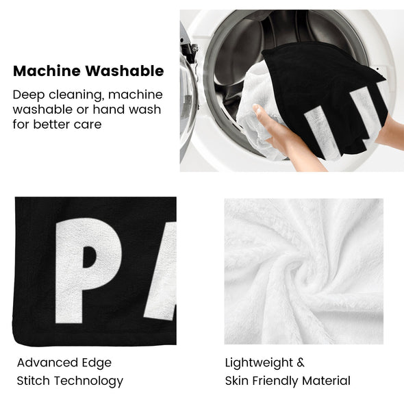 Panda Pattern Blanket Fleece Throw Blanket Super Soft Warm Gifts for Baby Girls Boys Kids Mom Grandma Room Decor