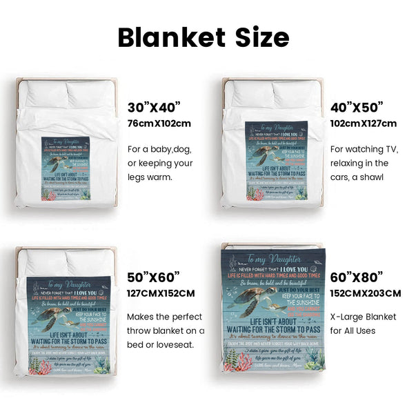 Turtle Pattern Blanket Fleece Throw Blanket Super Soft Warm Gifts for Baby Girls Boys Kids Mom Grandma Room Decor