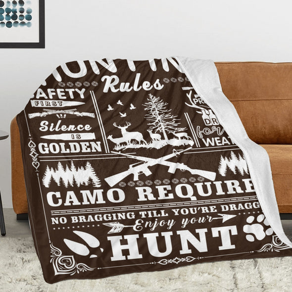 Deer Pattern Blanket Fleece Throw Blanket Super Soft Warm Gifts for Baby Girls Boys Kids Mom Grandma Room Decor