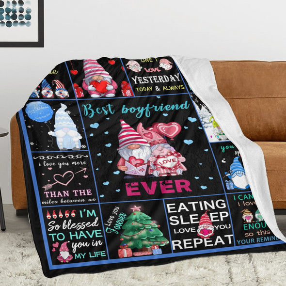 Gifts for Men Boyfriend, Valentine's Anniversary Christmas Birthday I Love You Throw Blanket for Him