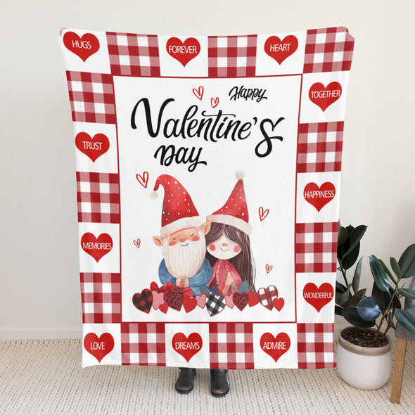 Valentine's Day Blanket Wedding Throw Couple Gifts for Men Women Boyfriend Girlfriend Husband Wife
