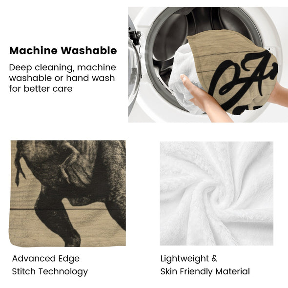 Dinosaur Blanket for Boys Kids Soft Flannel Blanket for Children's Toys are Suitable for Beds, Sofas and School Lunch Break-2-hml Balnket