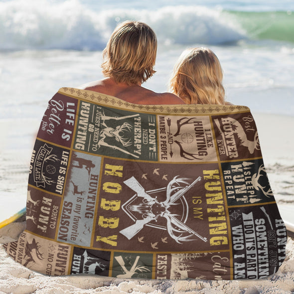 Deer Pattern Blanket Fleece Throw Blanket Super Soft Warm Gifts for Baby Girls Boys Kids Mom Grandma Room Decor