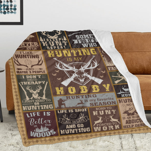 Deer Pattern Blanket Fleece Throw Blanket Super Soft Warm Gifts for Baby Girls Boys Kids Mom Grandma Room Decor