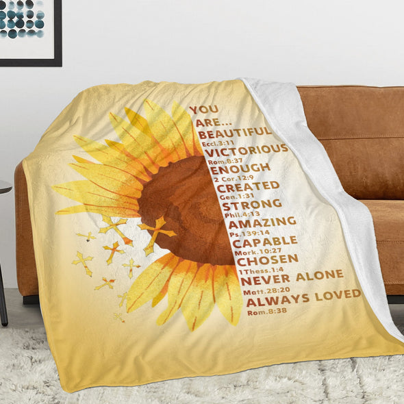Sunflower Blanket Fleece Throw Blanket Super Soft Warm Gifts for Baby Girls Boys Kids Mom Grandma Room Decor