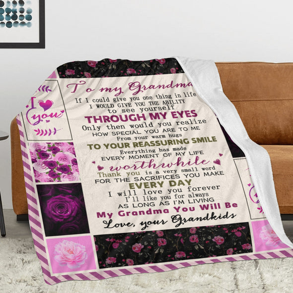 Grandma Blanket Gifts Christmas Birthday Ideas for Nana Grandmother