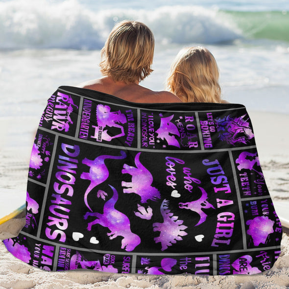 Dinosaur Blanket for Boys Kids Soft Flannel Blanket for Children's Toys are Suitable for Beds, Sofas and School Lunch Break-2-hml Balnket