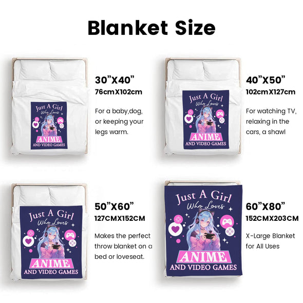 Gamer Blanket Fleece Throw Blanket Super Soft Warm Gifts for Baby Girls Boys Kids Mom Grandma Room Decor