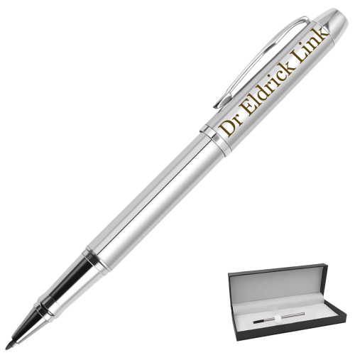 Custom Engraved Ballpoint Pen for Your Back to School Supplies,Personalized Pens With Name, Text-Black Ink,0.7mm